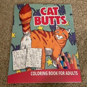 Cat Butts Coloring Book